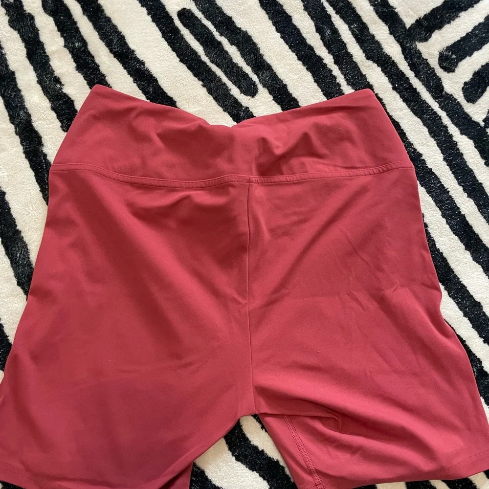Gymshark Women's Athletic Shorts in Red - Picture 4 of 5